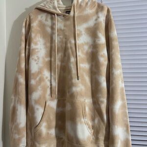 Bleached tie-dye hoodie